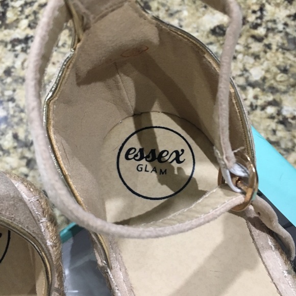 Essex glam espadrille size 8 - Picture 2 of 5